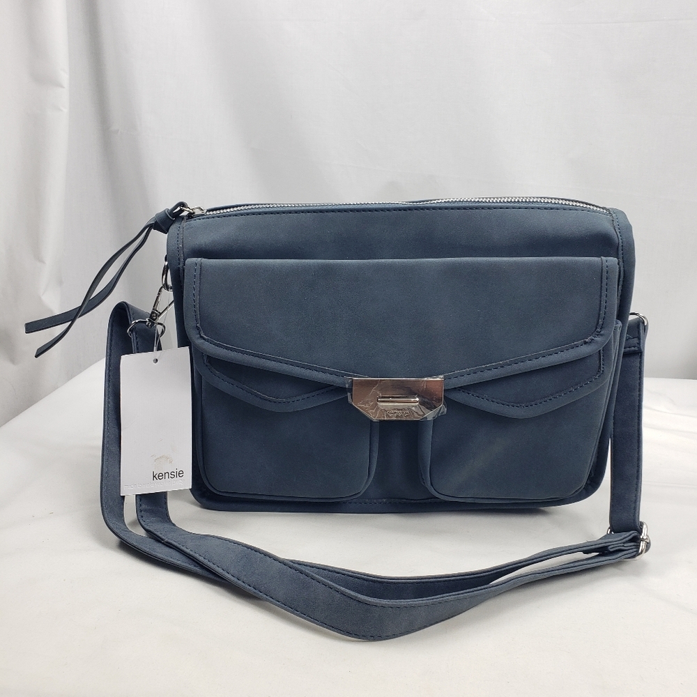 KENSIE PURSE BLUE NWT